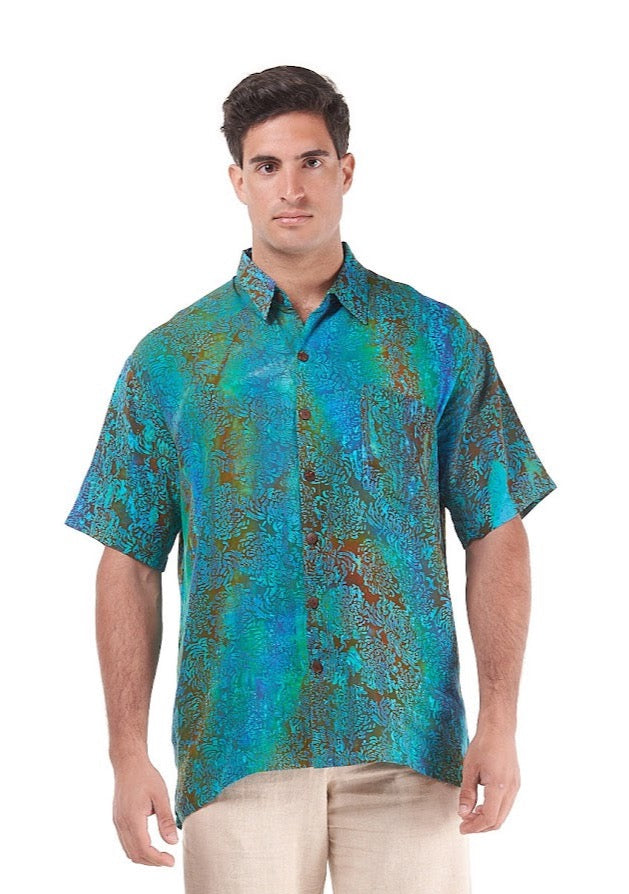 Short Sleeve Batik Man Shirt