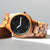 Solid Koa Wood Watch Round Face/Metal