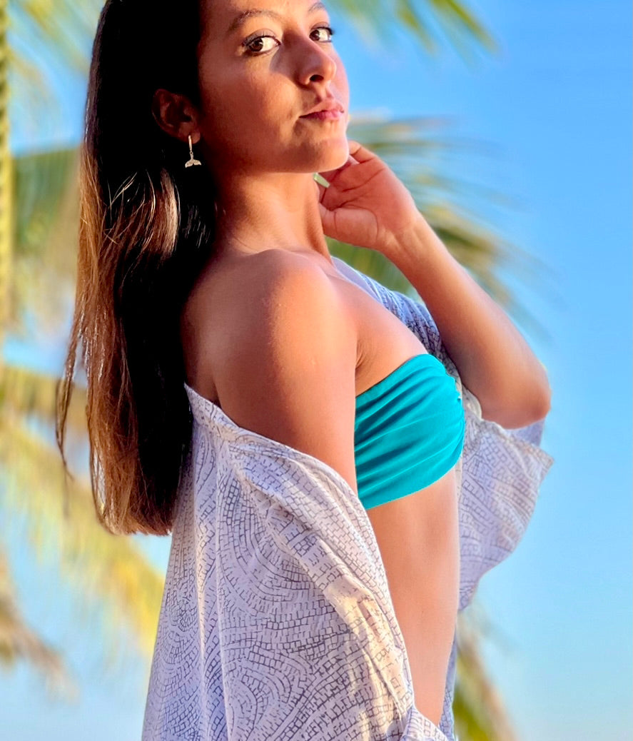 The macrame bikini swim Lahaina top