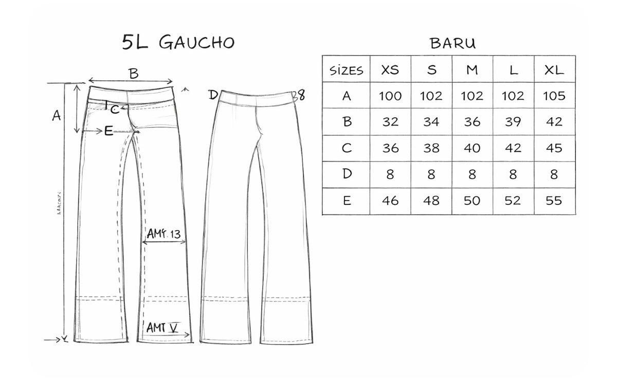 Discontinued Sale Short Gaucho Cotton