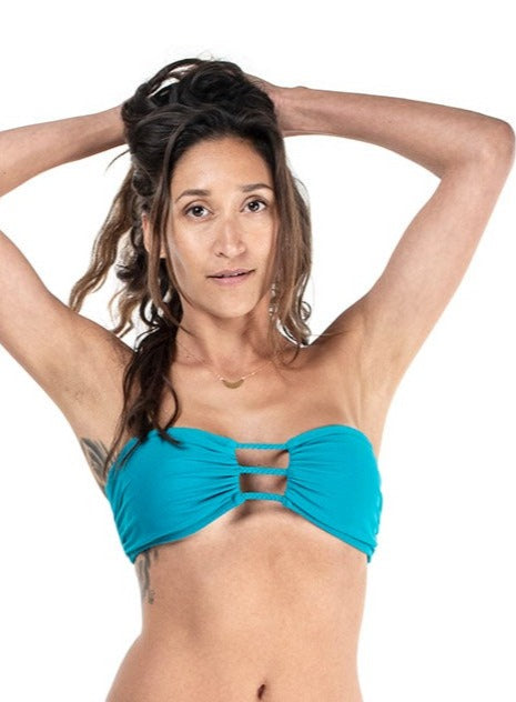 The macrame bikini swim Lahaina top