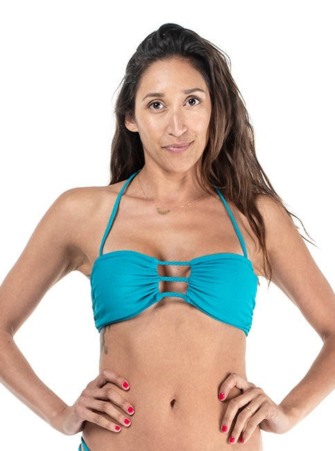 The macrame bikini swim Lahaina top