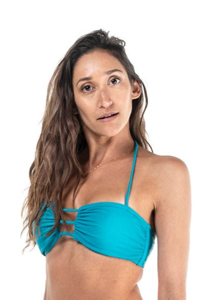 The macrame bikini swim Lahaina top