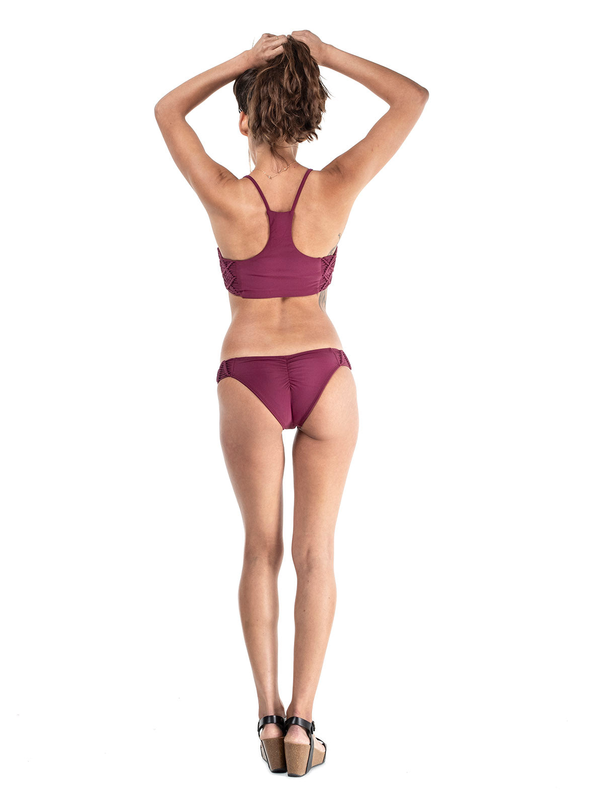 The Macrame Maui Bikini Swim Top