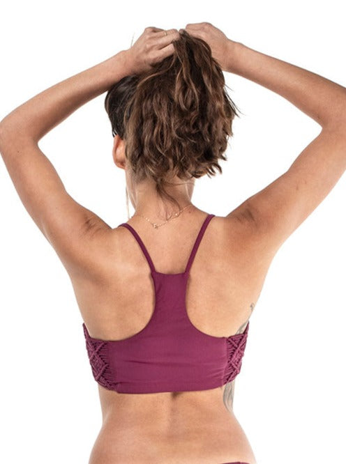 The Macrame Maui Bikini Swim Top