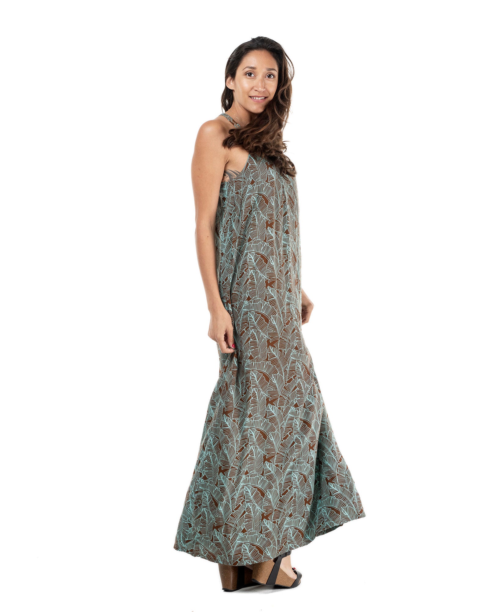The Kadek Printed Dress Long