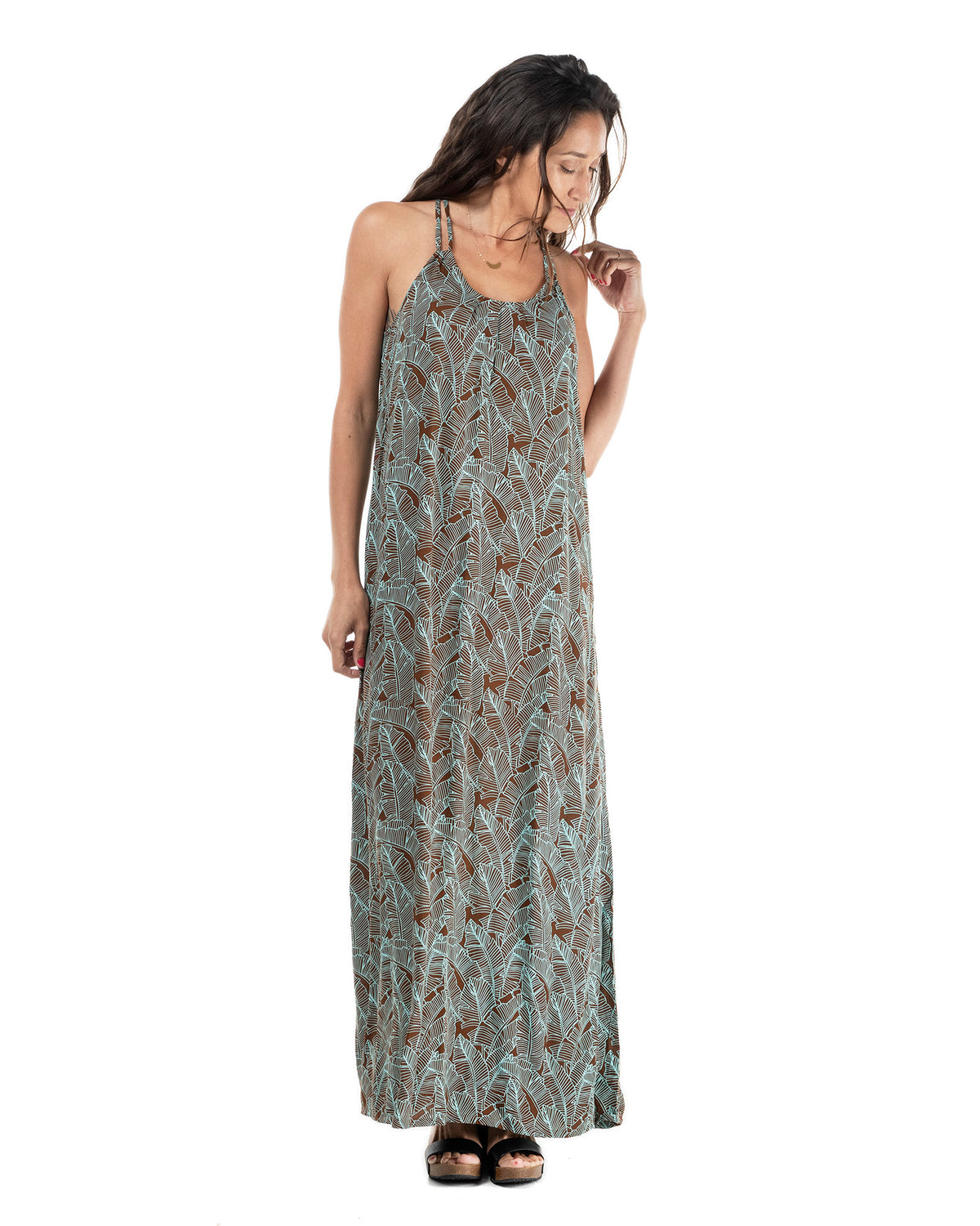 The Kadek Printed Dress Long