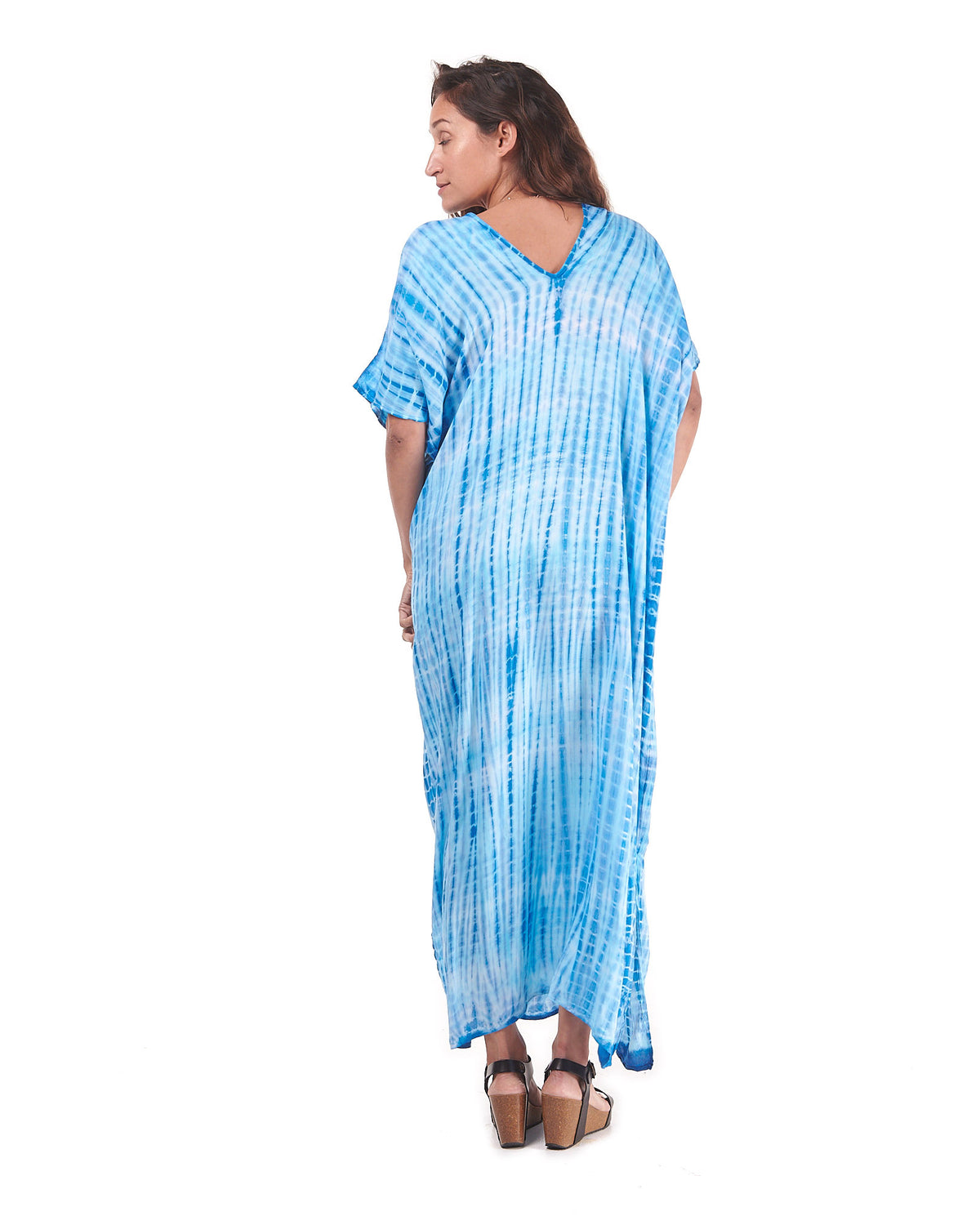 Maxi Kaftan V Neck Dress