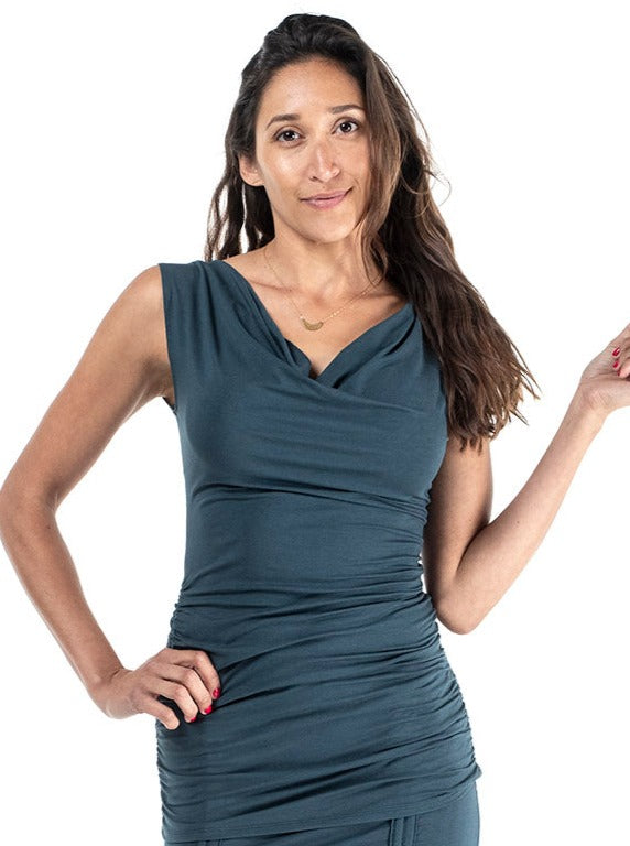 Cowl Neck Rayon Bella Top