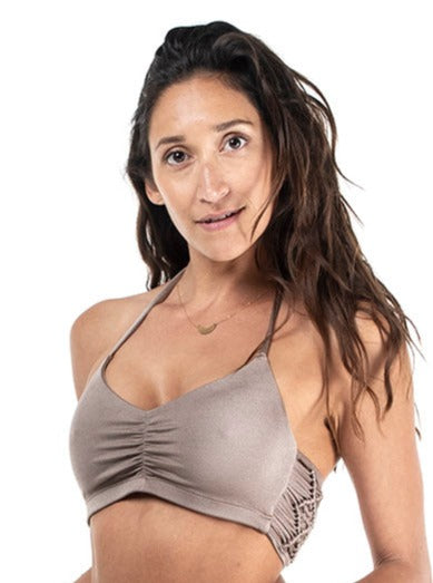 The  Macramé Swim Paia Top