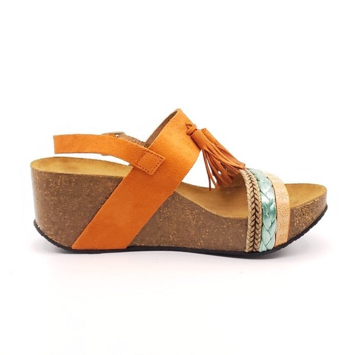 Tassel Wedge - Mandarina