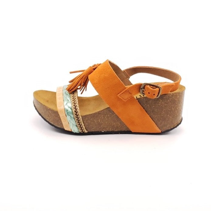 Tassel Wedge - Mandarina