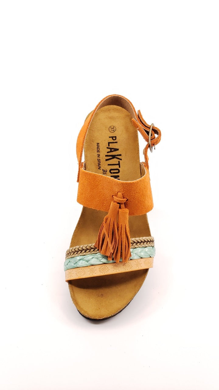 Tassel Wedge - Mandarina