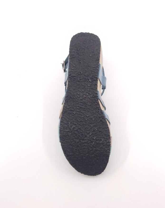 Strappy Wedge - Ceramic