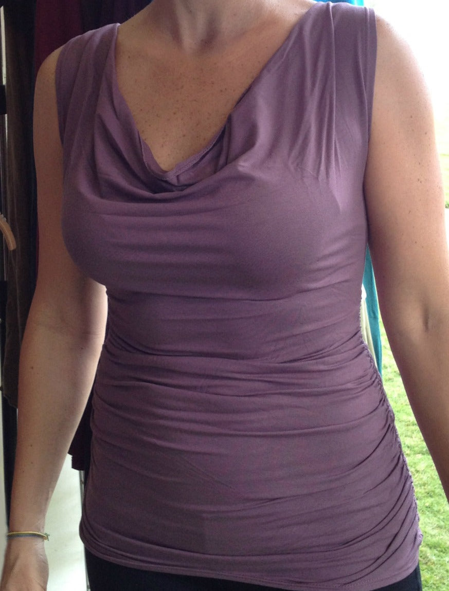 Cowl Neck Rayon Bella Top