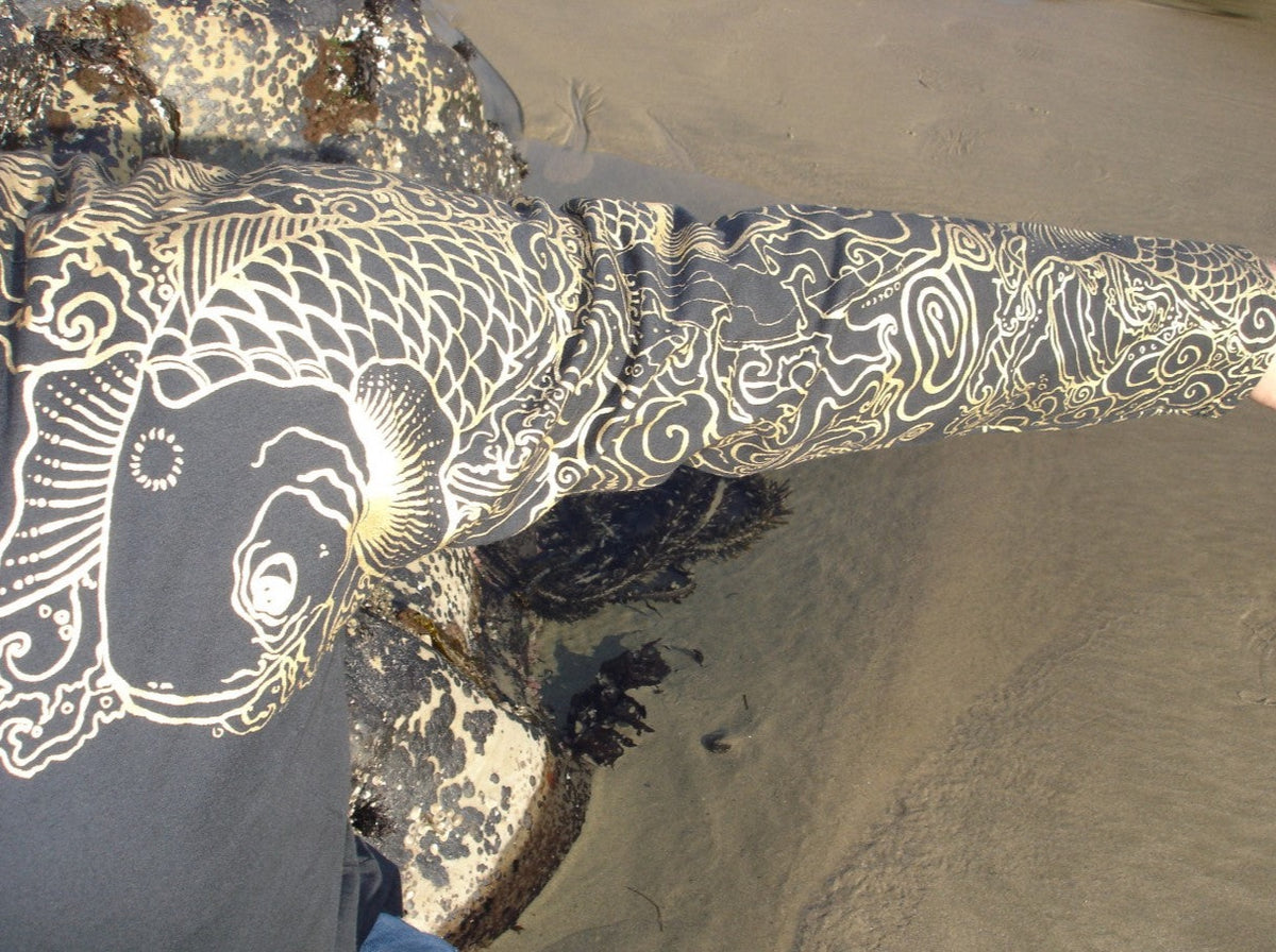 Men&#39;s T-shirt Koi Long Sleeve