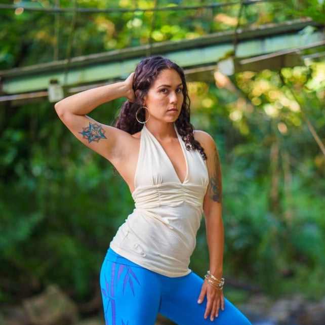 Halter Cotton Stretch We Top