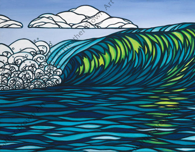 Glassy Green - Heather Brown Art