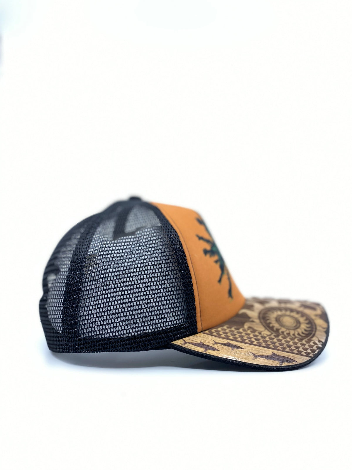 Hawaii Palm Koa Wood Hat