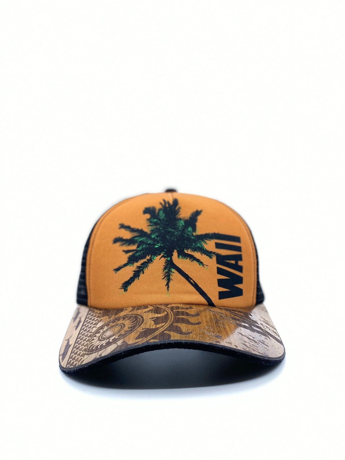 Hawaii Palm Koa Wood Hat