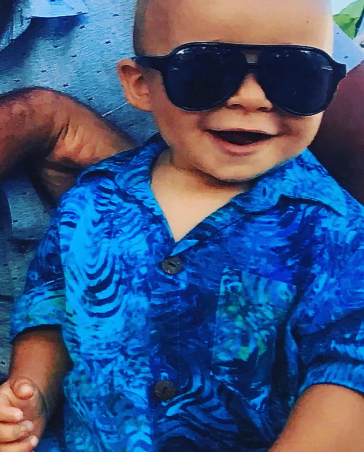 Short Sleeve Batik Boys Shirt