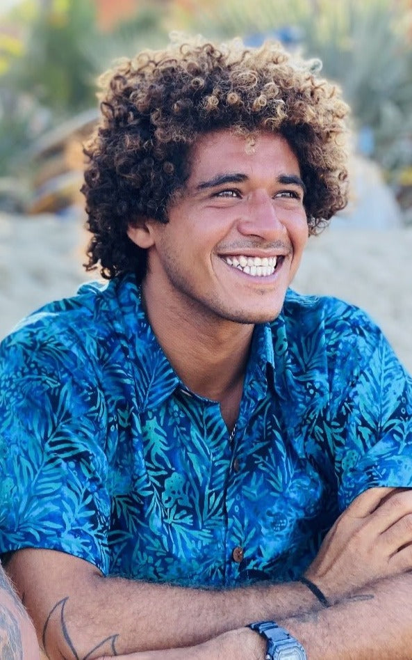 Short Sleeve Batik Man Shirt