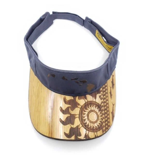 Island Sunshark Koa Wood Visor