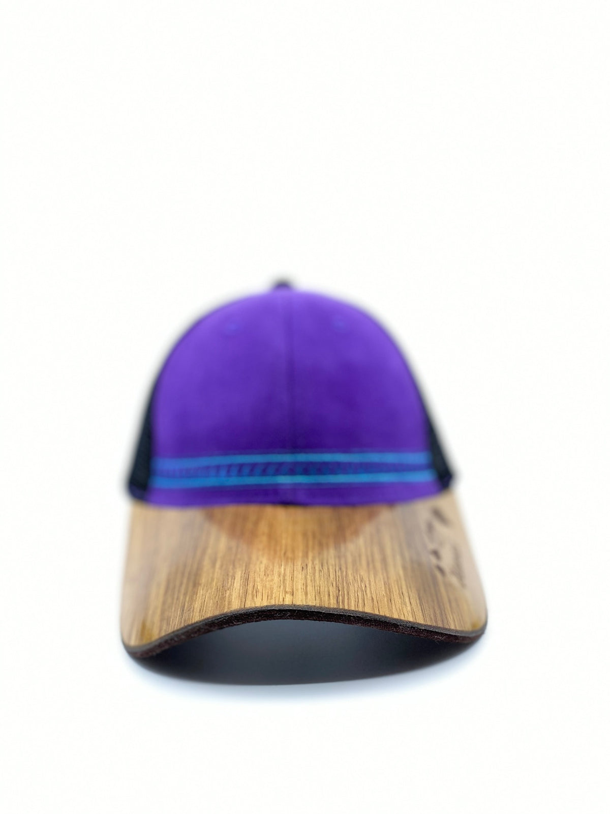 Ladies Tribal Wave Koa Wood Hat