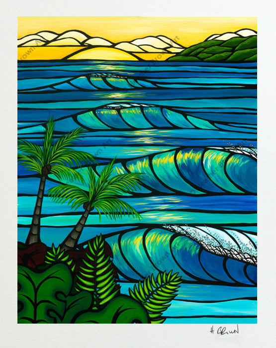 Sunset Swell - Heather Brown Art