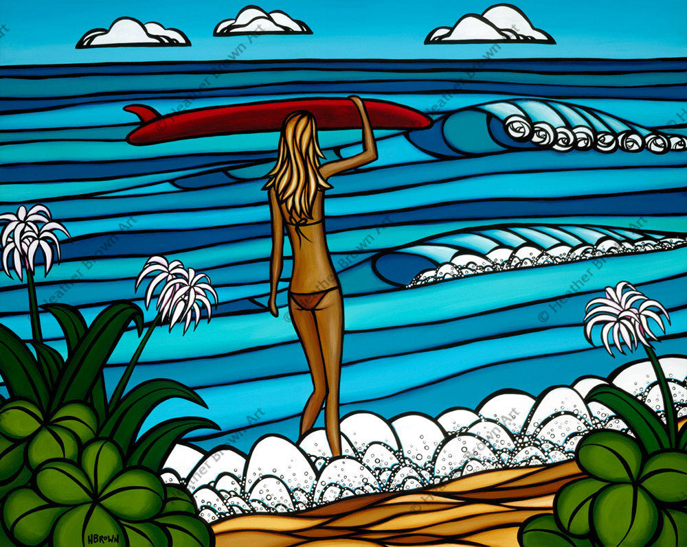 Surf Stroll - Heather Brown Art