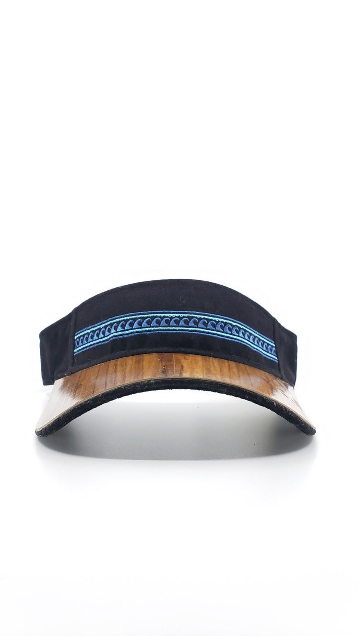 Tribal Wave Koa Wood Visor