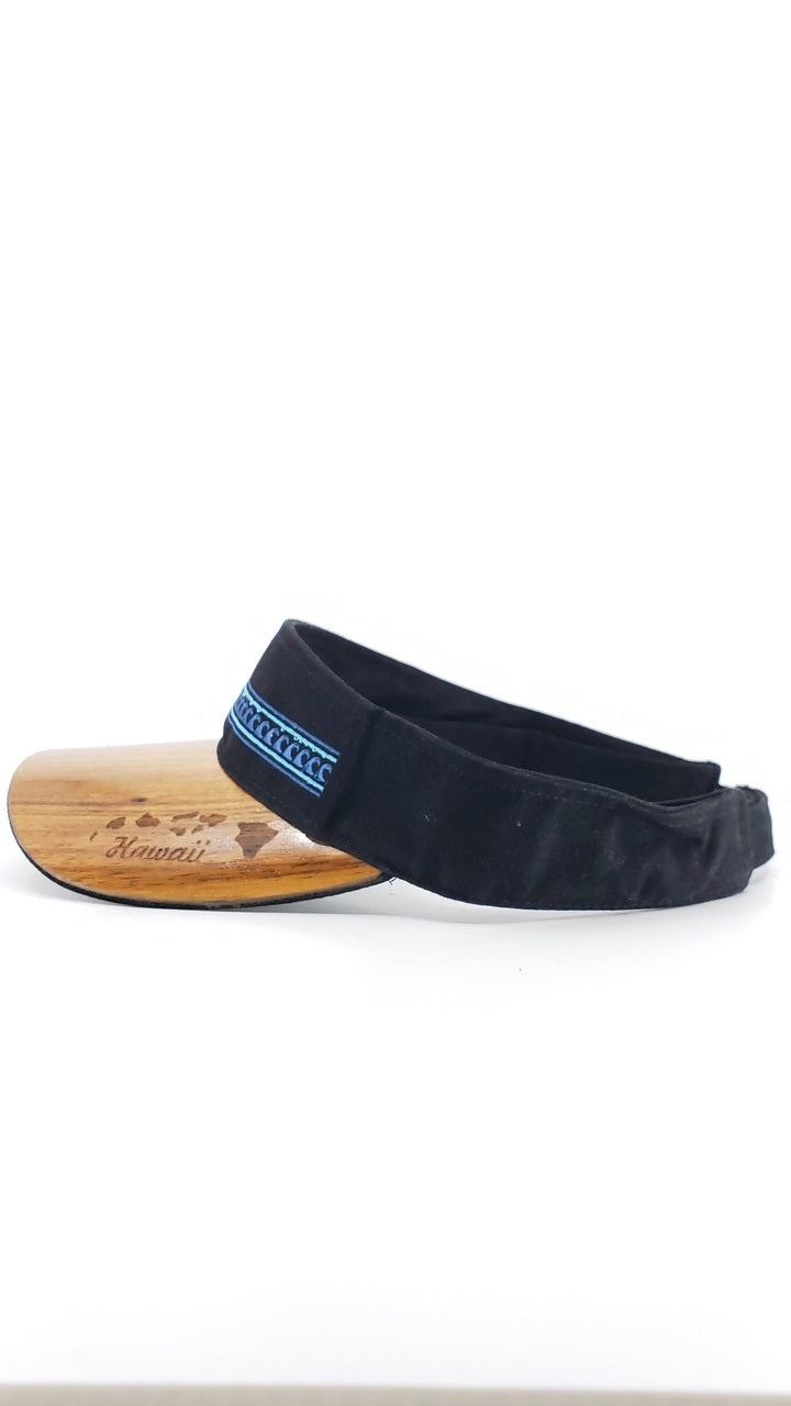 Tribal Wave Koa Wood Visor