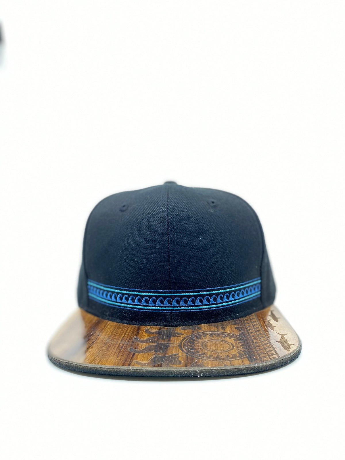 Tribal Wave Koa Wood Hat