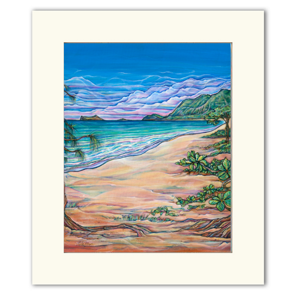 Waimanalo Beach - Colleen Wilcox Print