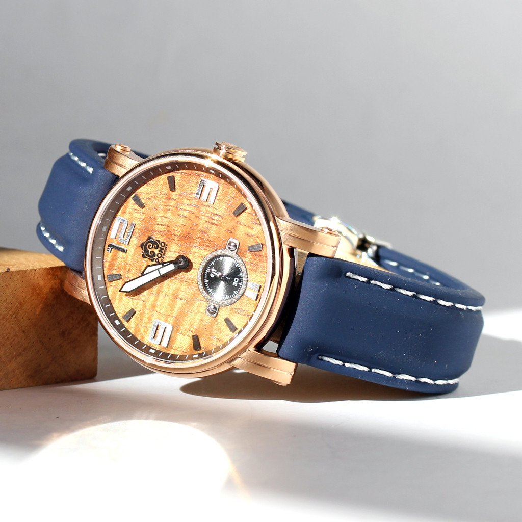 Waterman Koa Watch 36MM Rose Gold
