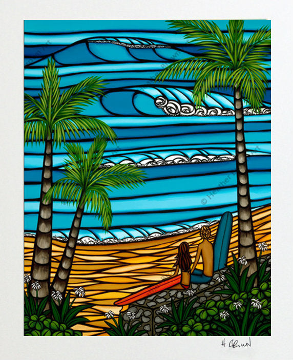 Enjoying the View - Heather Brown Art