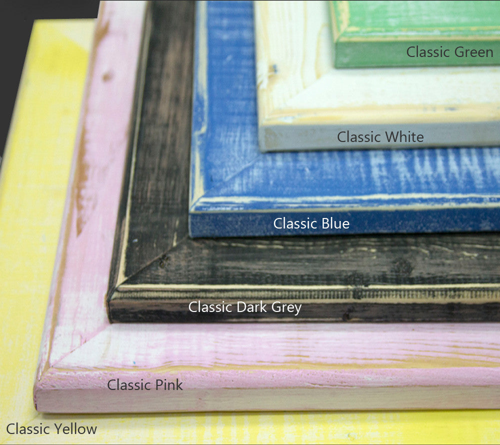 Reclaimed Wood Frames - Heather Brown