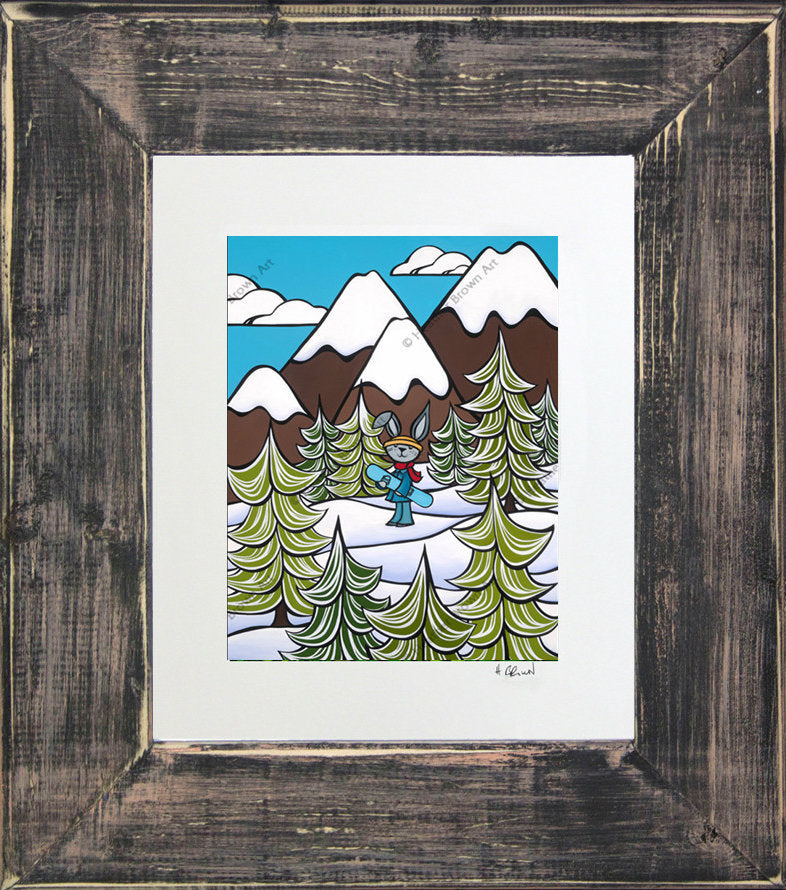 Reclaimed Wood Frames - Heather Brown