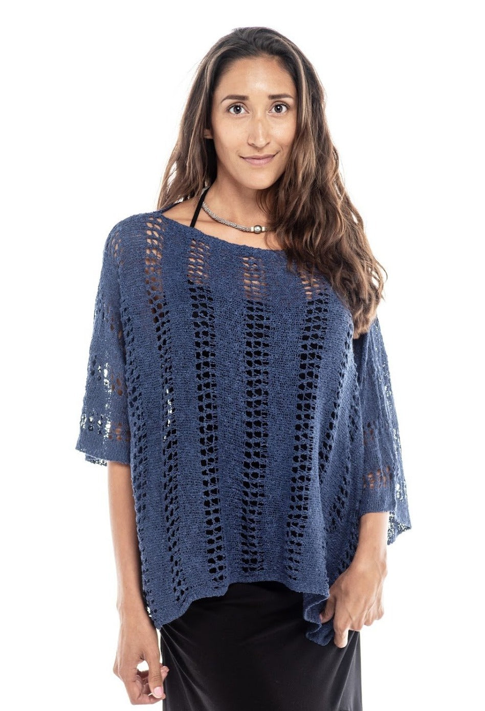 Knitted Square Top Design Pull Denies