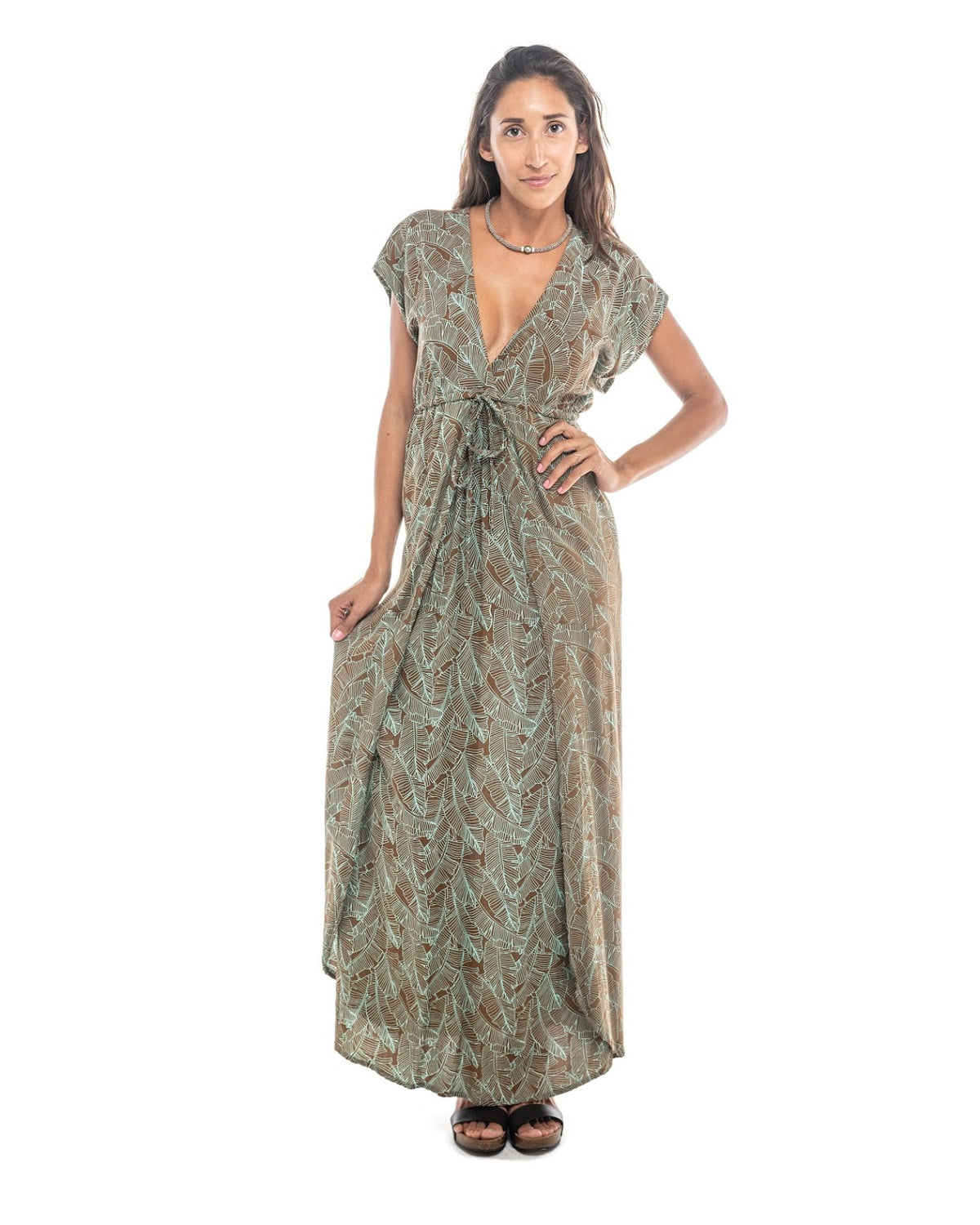 Long Printed Resort Uptown Dress