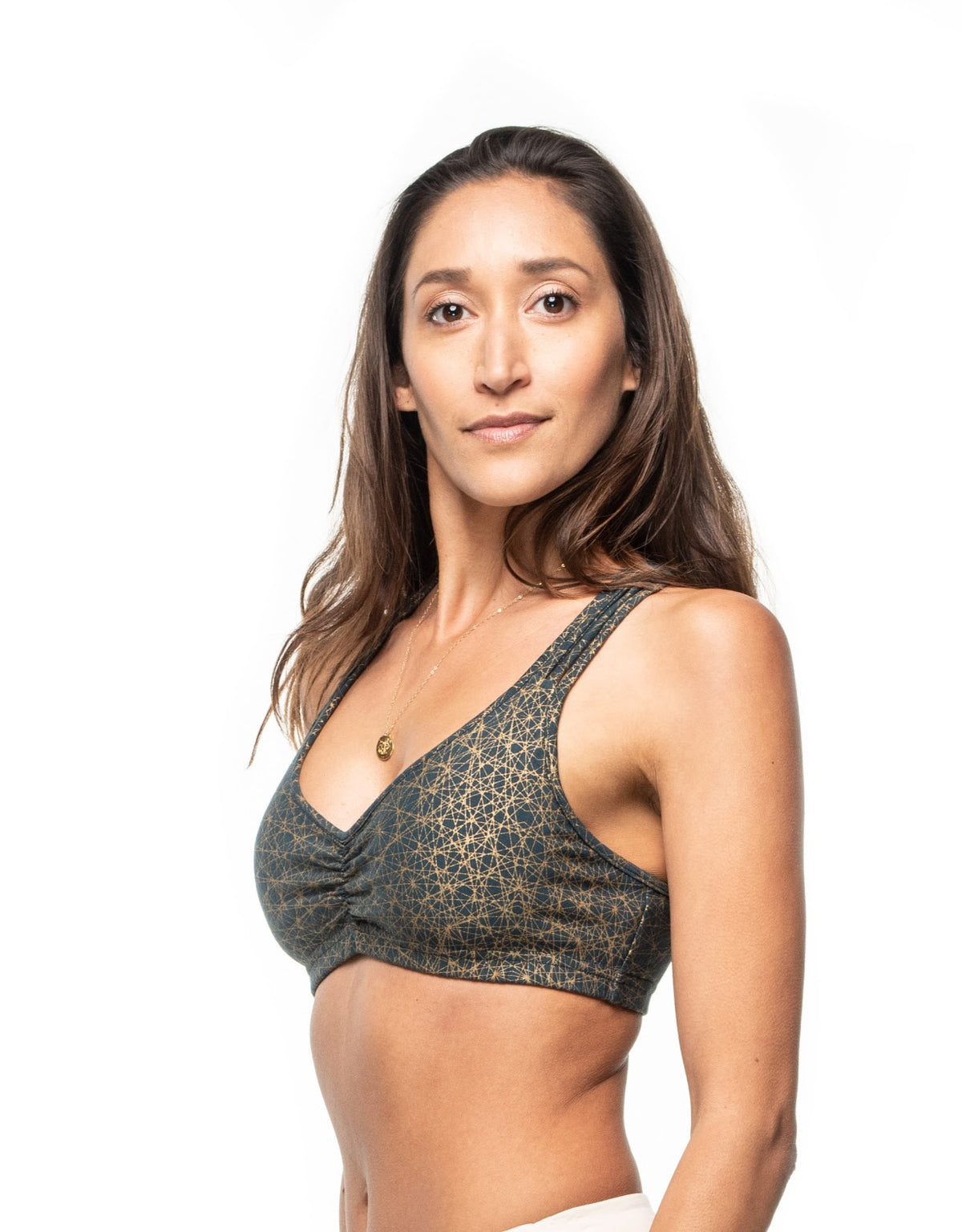 Rayon Stretch Sacred Geometry Bra