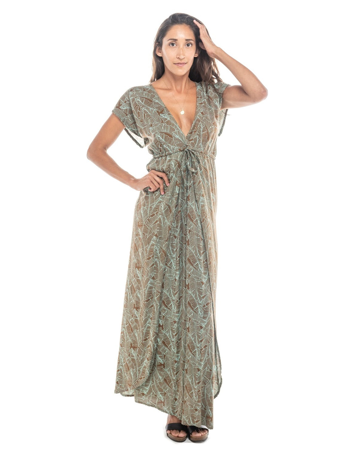 Long Printed Resort Uptown Dress