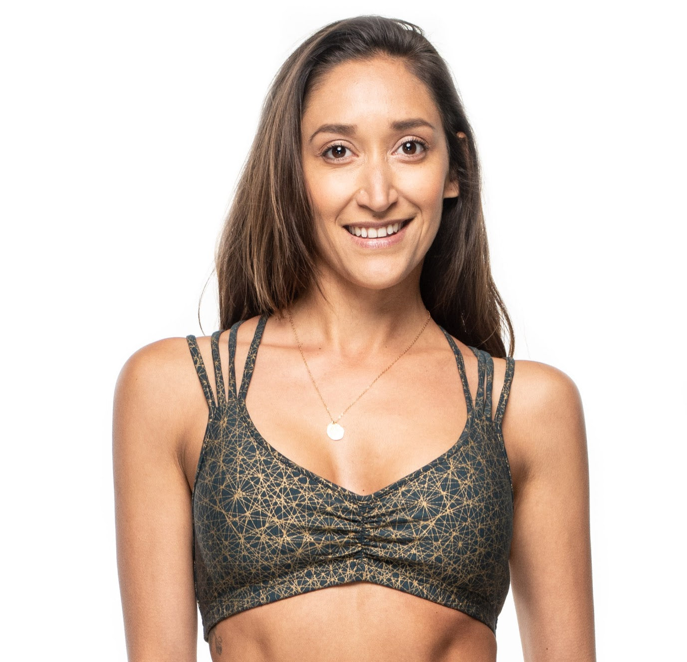 Rayon Stretch Sacred Geometry Bra