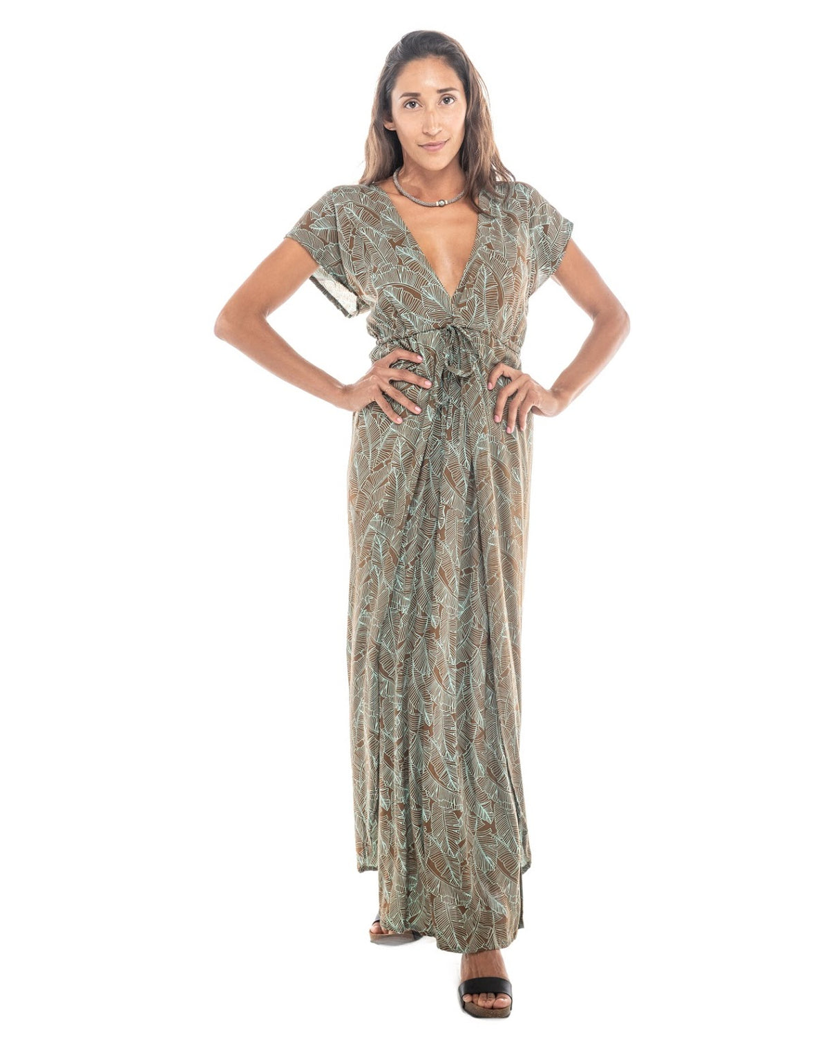 Long Printed Resort Uptown Dress