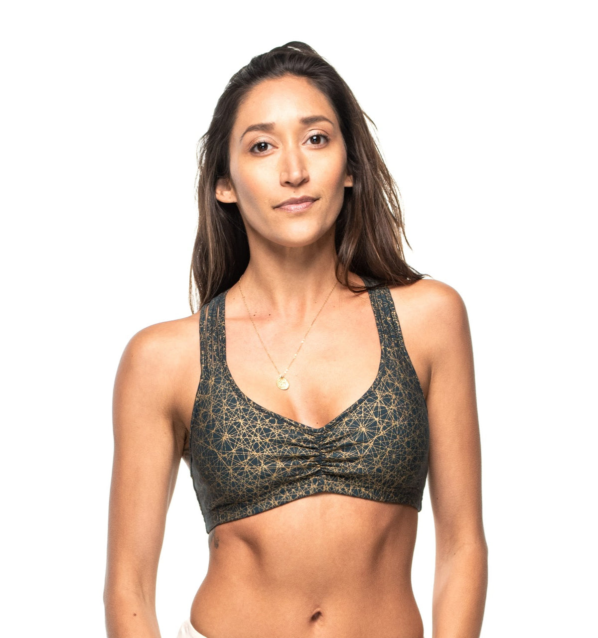 Rayon Stretch Sacred Geometry Bra