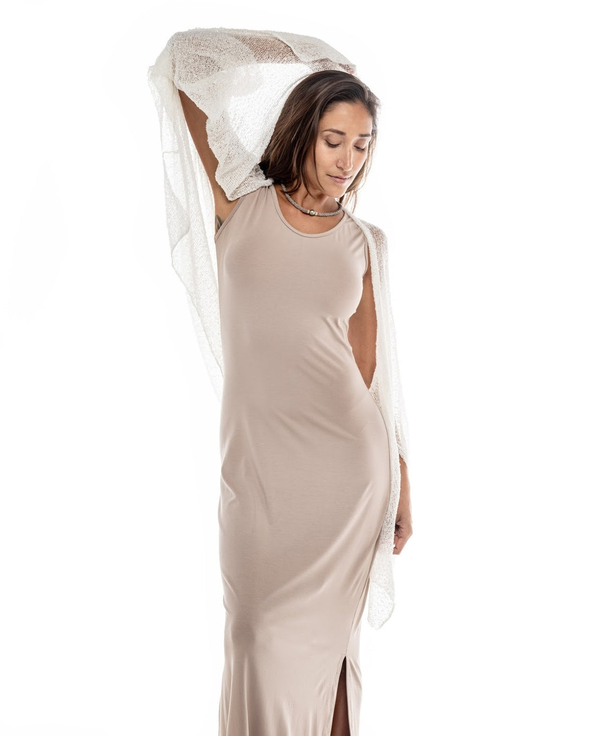 Knitted Open Flowie Poncho