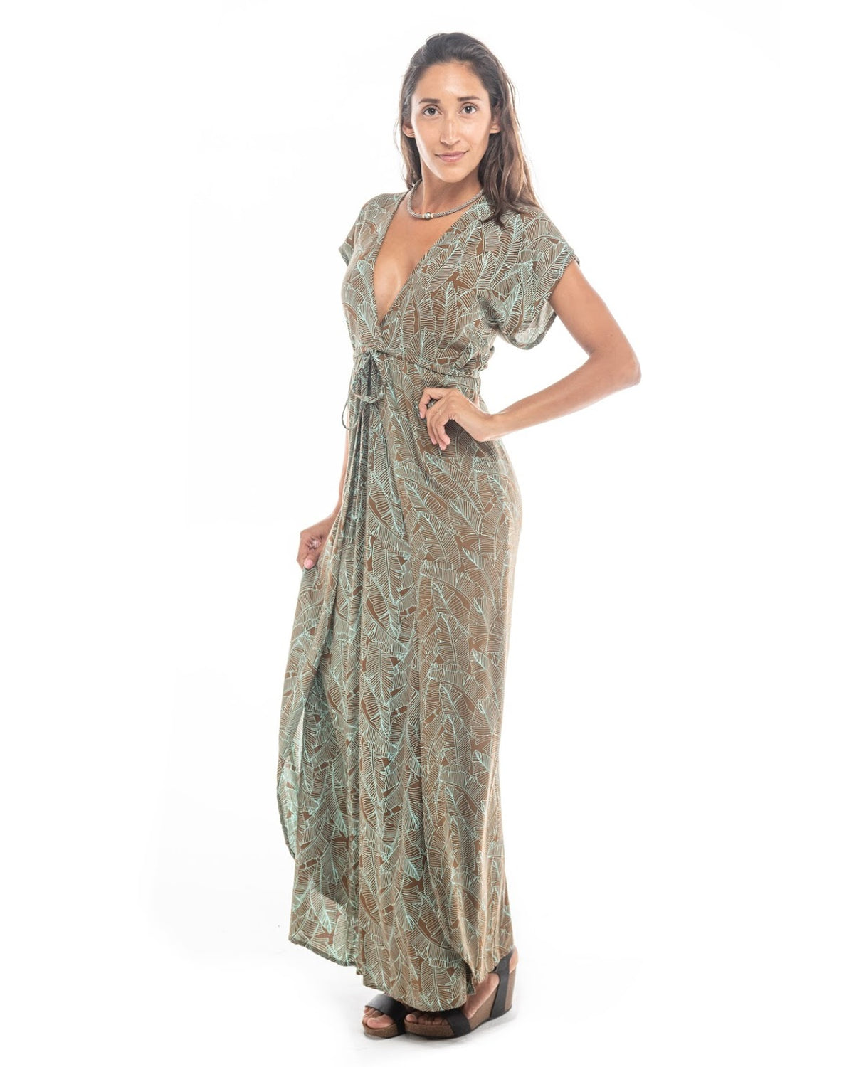 Long Printed Resort Uptown Dress