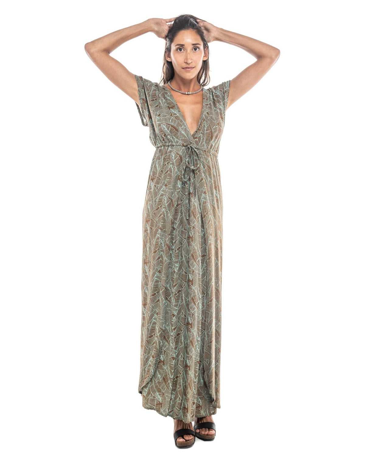 Long Printed Resort Uptown Dress