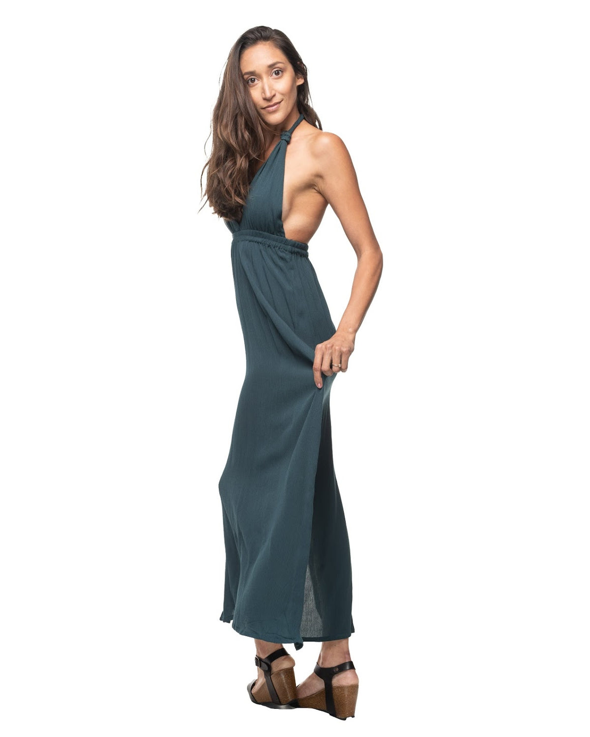 Long Halter Style Kristy Dress