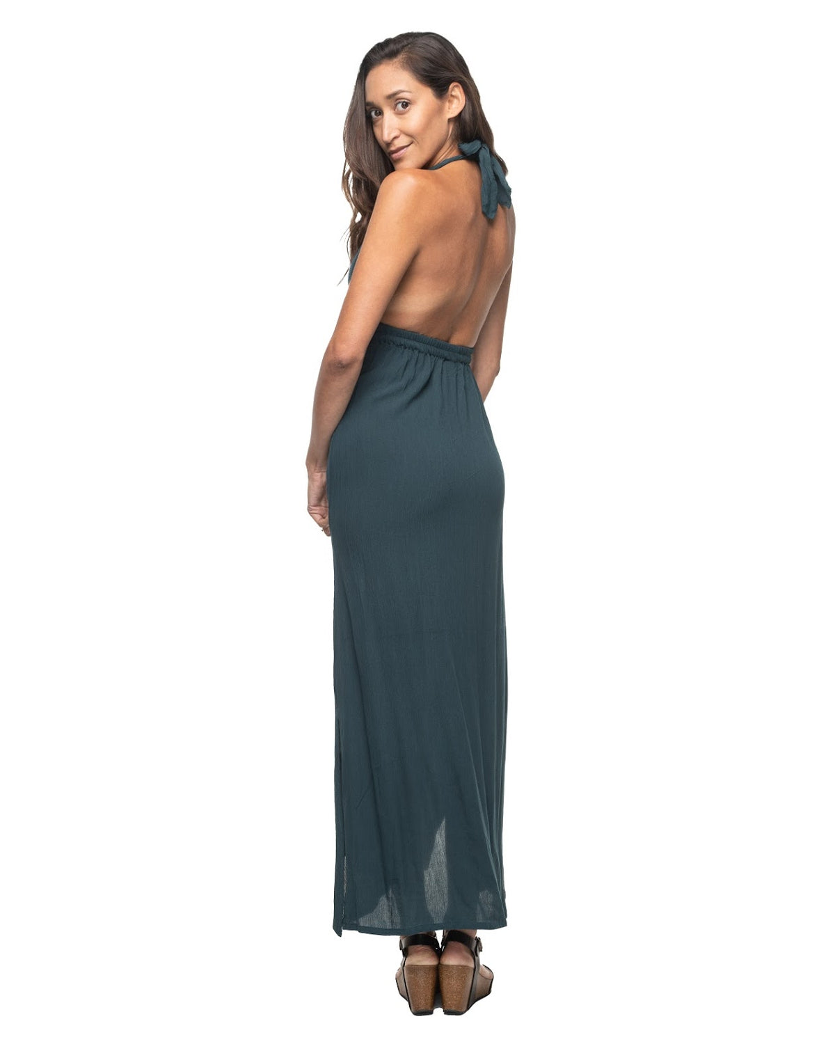 Long Halter Style Kristy Dress